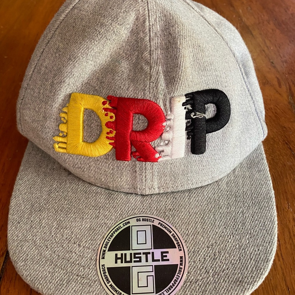 Hustle OG Cap with Colorful DRIP Embroidery‎